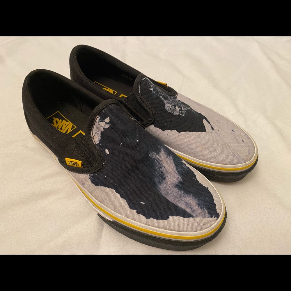VANS x National Geographic Slip-On Then/Now Glacier Shoe Unisex Women 8.5 Men 7